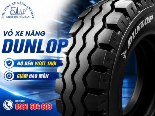 Vỏ xe nâng Dunlop hiệu suất bền bỉ