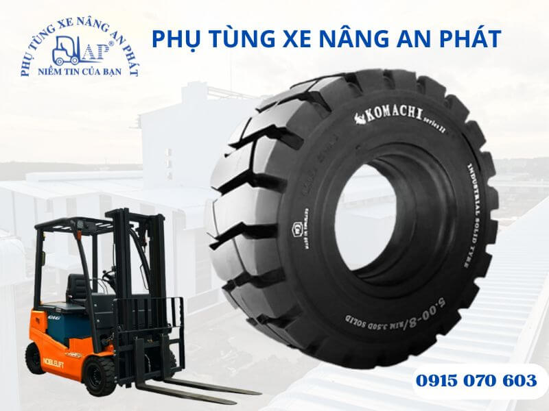 Lợi ích khi sử dụng vỏ xe nâng Komachi