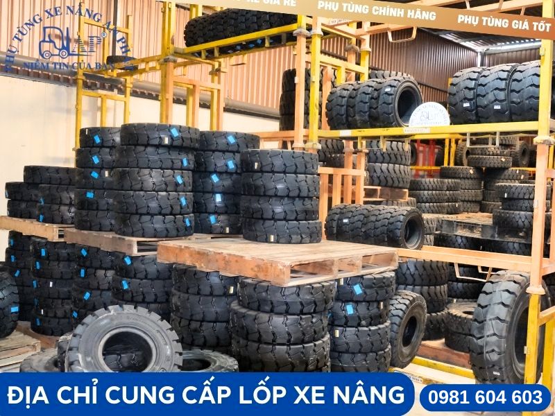 Nhà cung cấp lốp xe nâng chính hãng giá tốt
