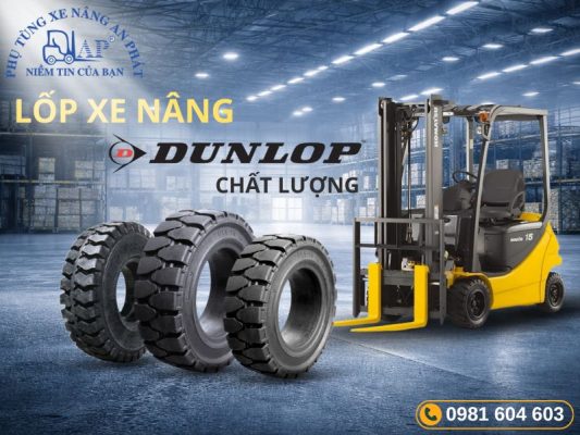 Mua lốp xe nâng Dunlop giá tốt uy tín tại An Phát