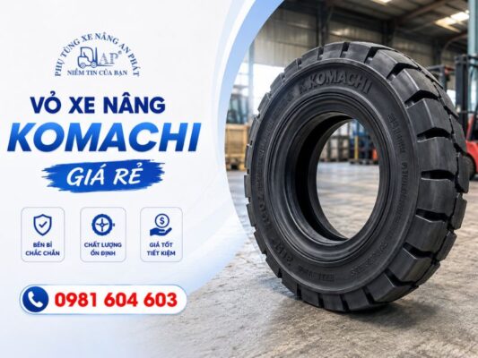 phân phối vỏ xe nâng Komachi giá rẻ chất lượng uy tín