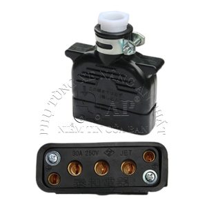 Giắc cắm bình xe nâng 30A-250V đực & cái 37010-10870