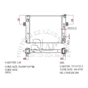 Két nước xe nâng Komatsu 4D94E/ FD20/ 30-12-14 3EB-04-31550
