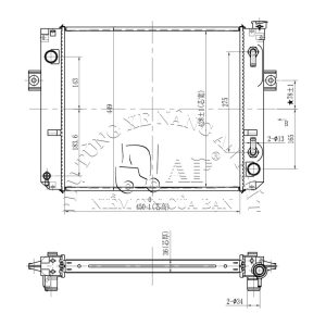 Két nước xe nâng TCM 4LB1/ FD15T19 219N2-10101