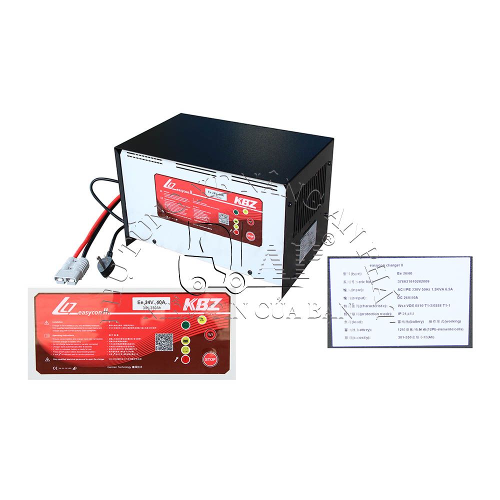 Máy sạc bình điện xe nâng KBZ Ee24/ 40p, easycon II