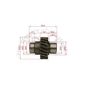 Bánh răng bơm thủy lực xe nâng Xinchai 4D27G31 4D27G31-82007