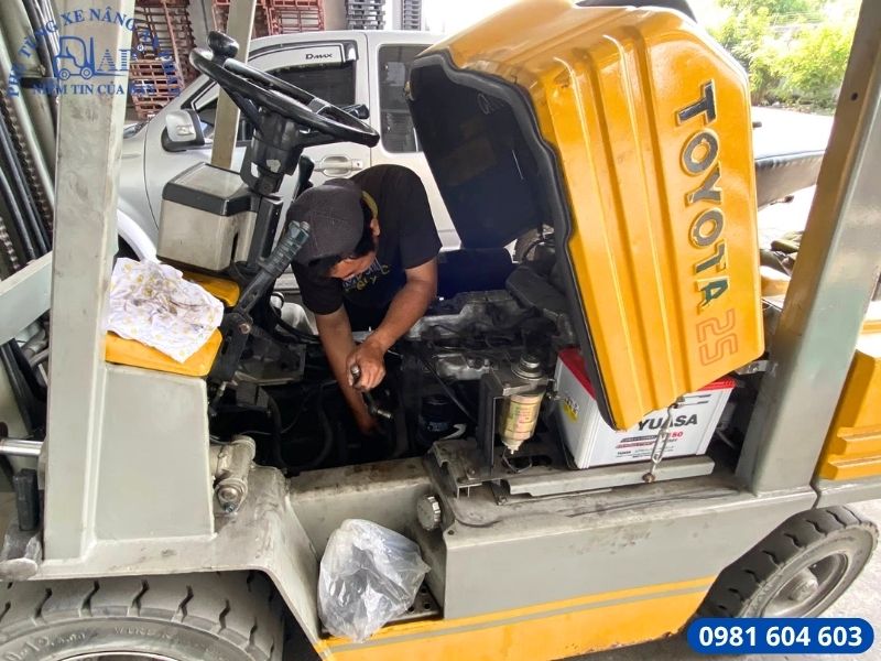 Chẩn đoán - Sửa xe nâng dầu Toyota