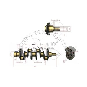 Cốt máy xe nâng Isuzu C240PKJ, C240PKG Z-8-94139-669-0