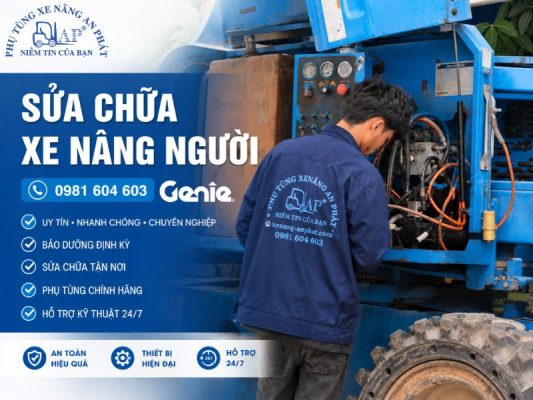 Sửa chữa xe nâng người Genie chuyên nghiệp tận nơi