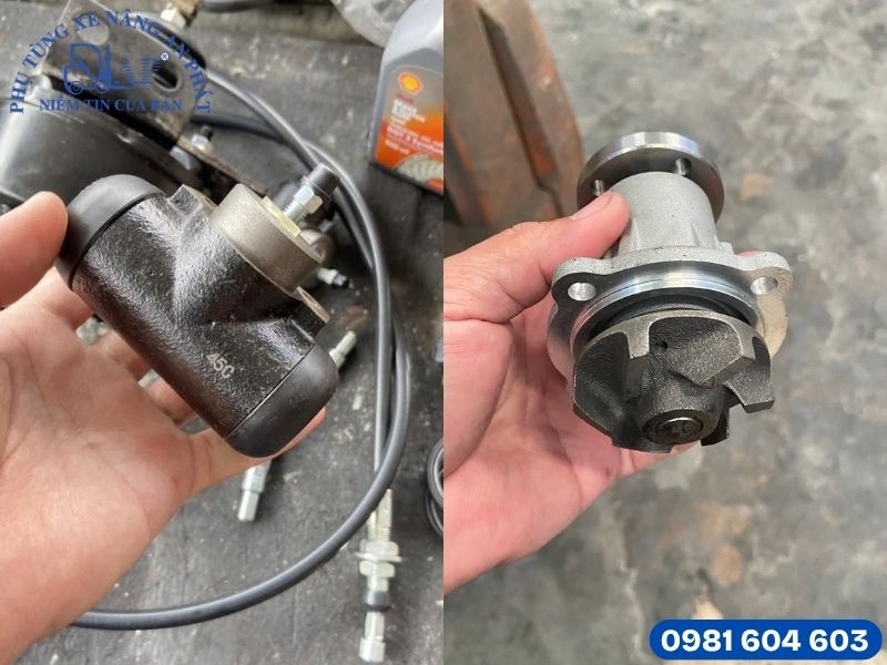 Sửa chữa xe nâng Heli thay phụ tùng mới