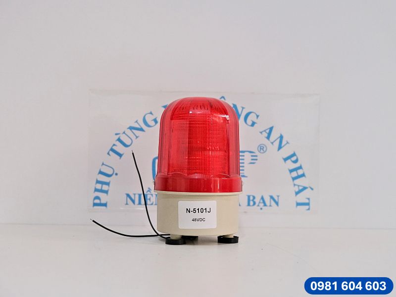 Đèn cảnh báo quay Led đỏ có nam châm 48V