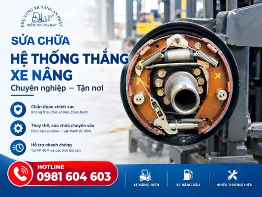 Sửa chữa hệ thống thắng xe nâng chuyên nghiệp